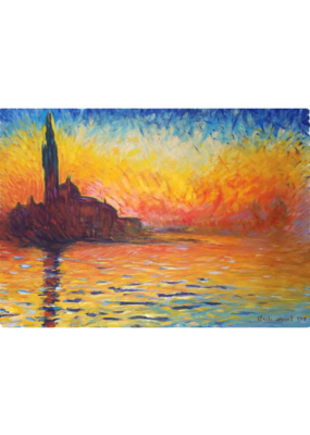 Claude Monet - Dusk In Venice Poster