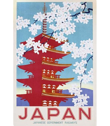 Japan Railways Poster 24"x36"