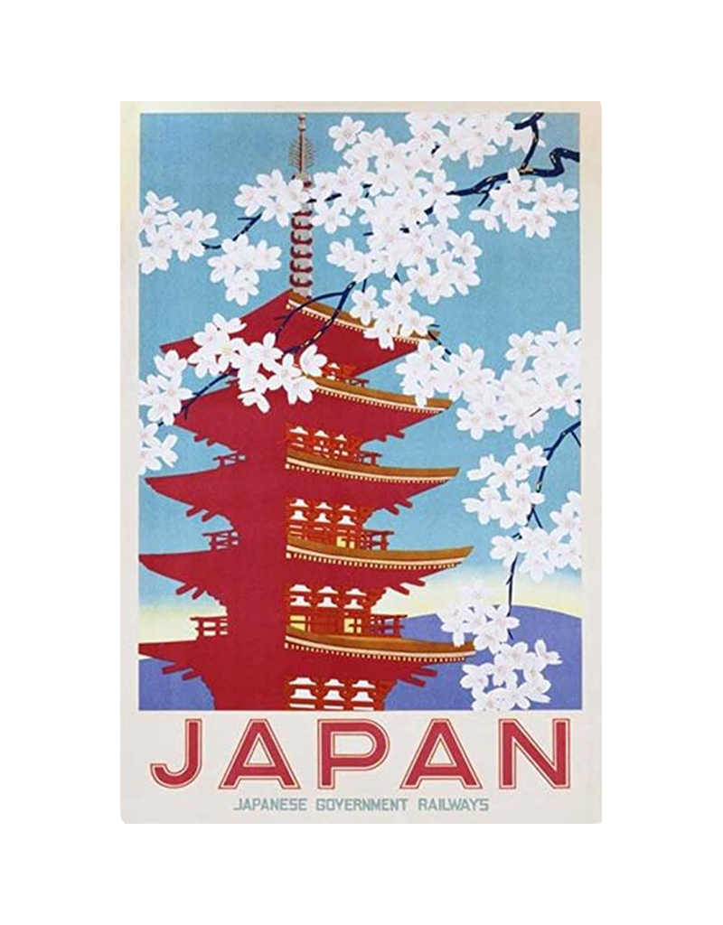 Japan Railways Poster 24"x36"