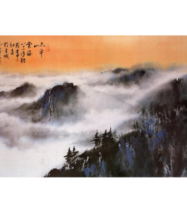 Mao - Mountain Tops Poster 36"x24"