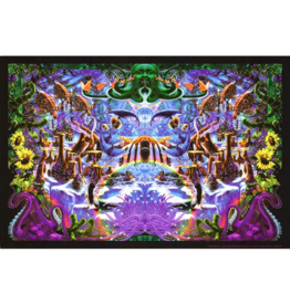 Octopus' Garden Blacklight Poster 36"x24"