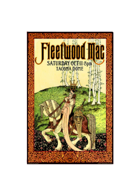Bob Masse - Fleetwood Mac Concert Poster 16"x23"