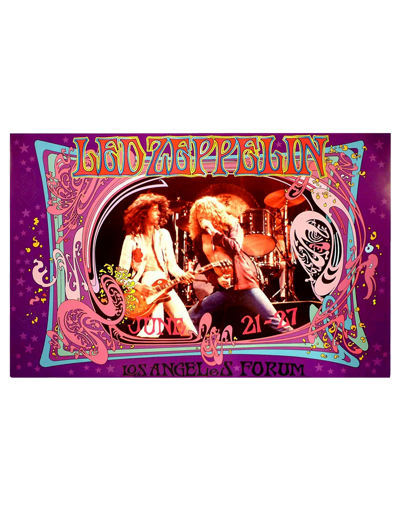 Bob Masse - Led Zeppelin LA Forum Poster 23.5"x15"