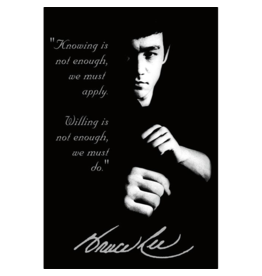 Bruce Lee - Quote Poster 24"x36"