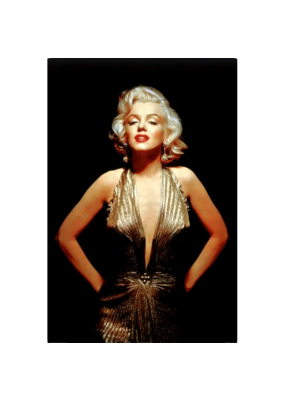 Marilyn Monroe - Gold Poster 24"x36"