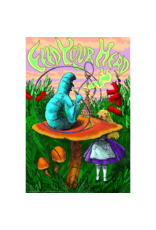 Alice Caterpillar Hookah - Feed Your Head Poster 24"x36"