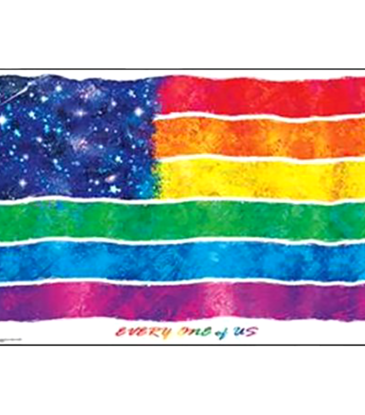 Universal Flag - Everyone Of Us Poster 36"x24"