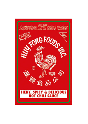 Sriracha - Label poster 24"x36"