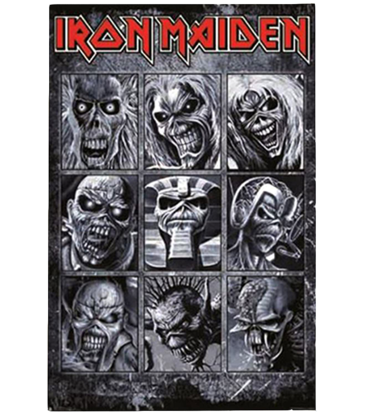 Iron Maiden - Faces of Eddie Poster 24"x36"