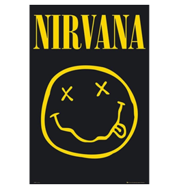 Nirvana - Smiley Face Poster 24"x36"
