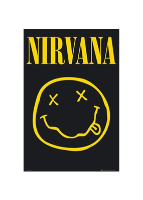 Nirvana - Smiley Face Poster 24"x36"