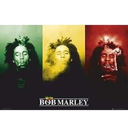 Bob Marley - Smoke Trio Poster 36"x24"