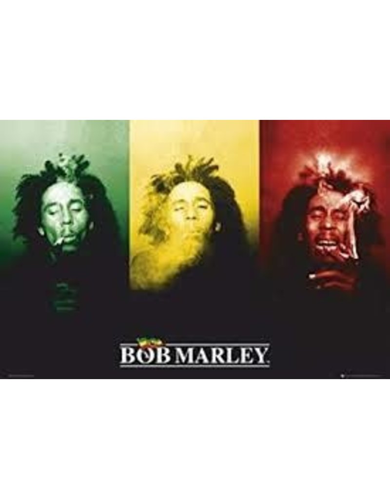 Bob Marley - Smoke Trio Poster 36"x24"