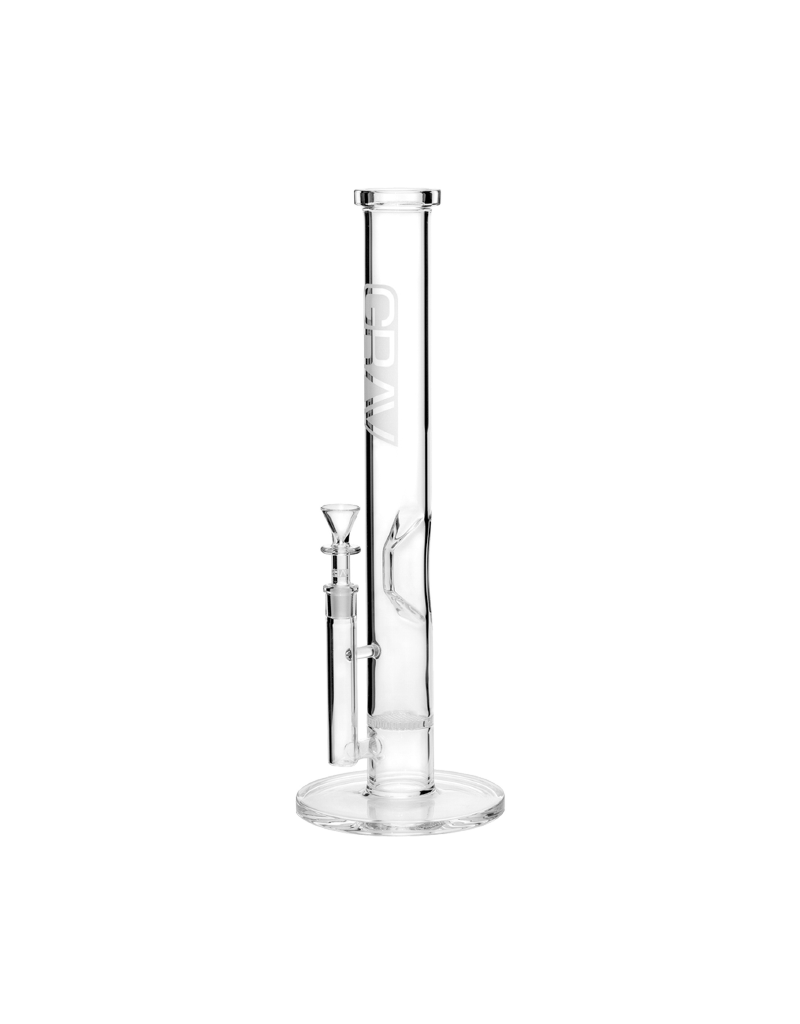 GRAV 16" Straight Base With Disc Perc Clear