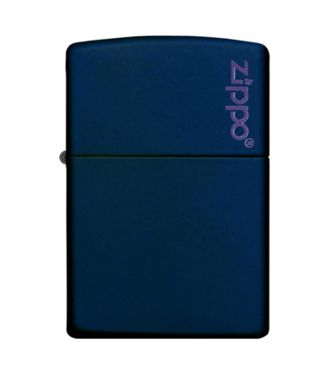 Zippo Classic Navy Blue Matte With Logo - Zippo Lighter