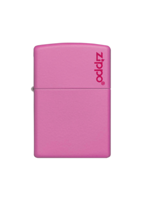 Classic Pink Matte With Logo - Zippo Lighter