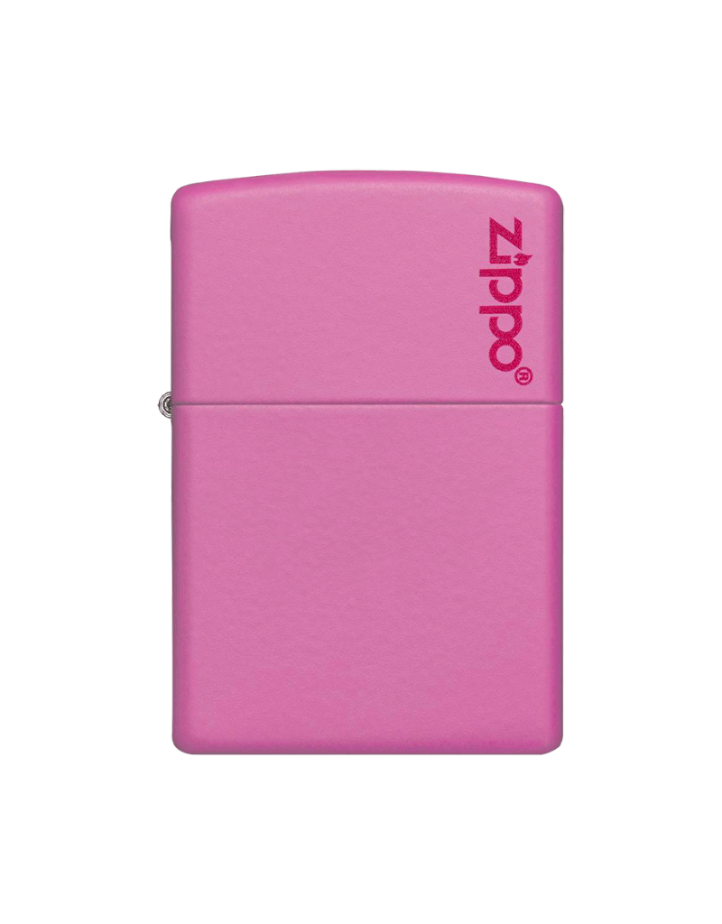 Classic Pink Matte w/ Logo - Zippo Lighter