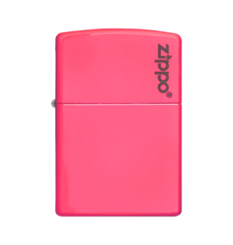 Neon Pink With Logo - Zippo Lighter