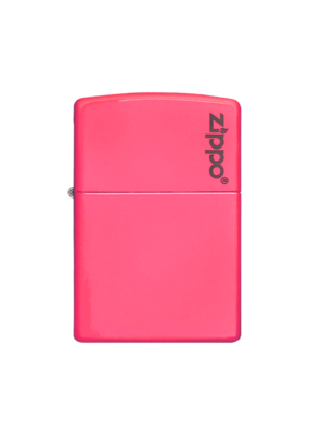 Neon Pink With Logo - Zippo Lighter