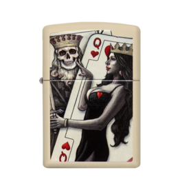 Skull, King, Queen Beauty - Zippo Lighter