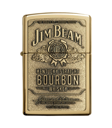 Zippo Jim Beam Brass - Zippo Lighter