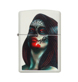 Day of the Dead Lady Tattoo - Zippo Lighter