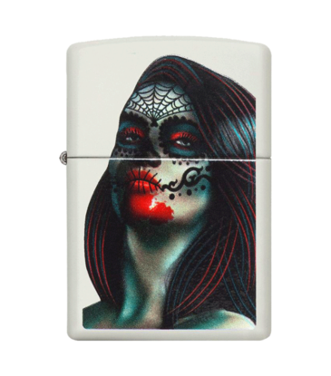 Zippo Day of the Dead Lady Tattoo - Zippo Lighter