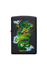 Dragon Black Matte - Zippo Lighter