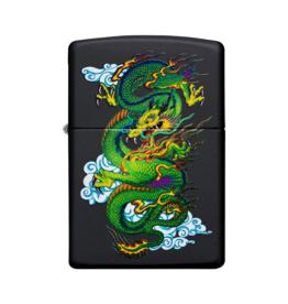 Dragon Black Matte - Zippo Lighter
