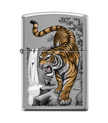 Zippo Tiger on Edge - Zippo Lighter