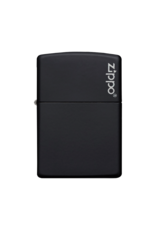 Classic Black Matte With Logo - Zippo Lighter