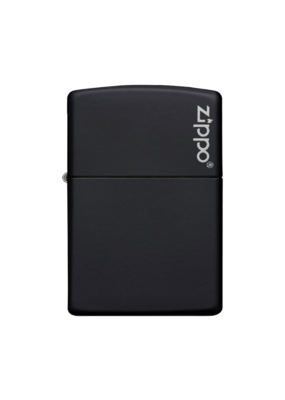 Classic Black Matte With Logo - Zippo Lighter