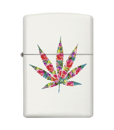 Zippo Floral Weed - Zippo Lighter