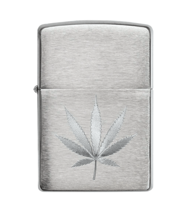 Zippo Marijuana Leaf Engraved - Zippo Lighter