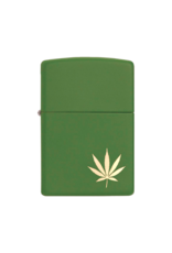 Marijuana Leaf on the Side - Zippo Lighter