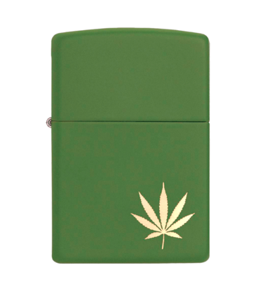 Zippo Marijuana Leaf on the Side - Zippo Lighter