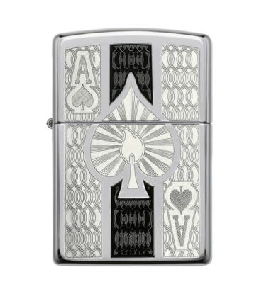 Zippo Intricate Ace of Spades - Zippo Lighter