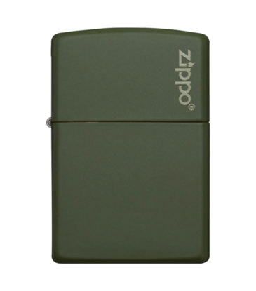 Zippo Classic Green Matte With Logo - Zippo Lighter