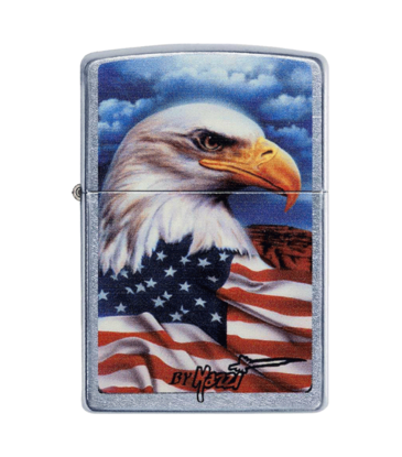 Zippo Mazzi - Freedom Eagle Flag - Zippo Lighter