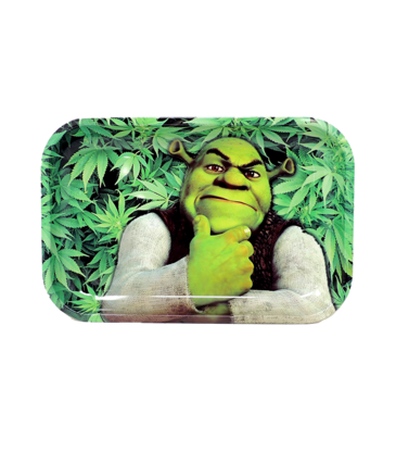 Shrek Leaf Metal Rolling Tray