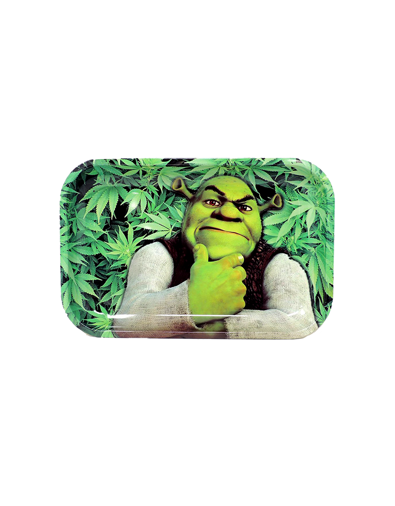 Shrek Leaf Metal Rolling Tray