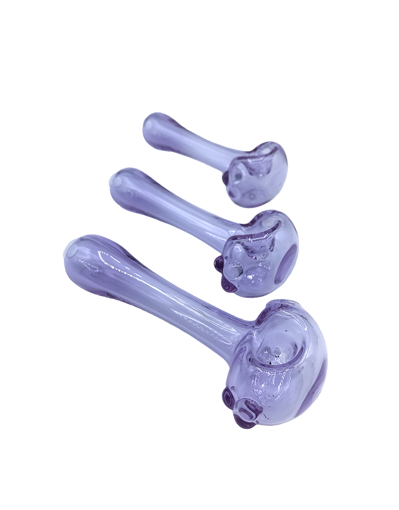 4.5" Zwick 3 Hole Color Rod Hand Pipe Purple