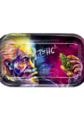 PLANT OF LIFE - LV DESIGNER METAL ROLLING TRAY 18x14 cm