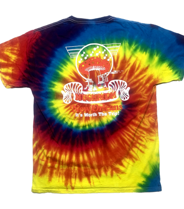 Mushroom Mushroom Classic Logo Tie Dye T-Shirt Rainbow