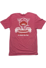 Mushroom Classic Logo Soft Style  T-Shirt Heather Heliconia