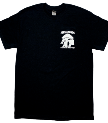 Mushroom Mushroom Classic Logo Soft Style T-Shirt Black