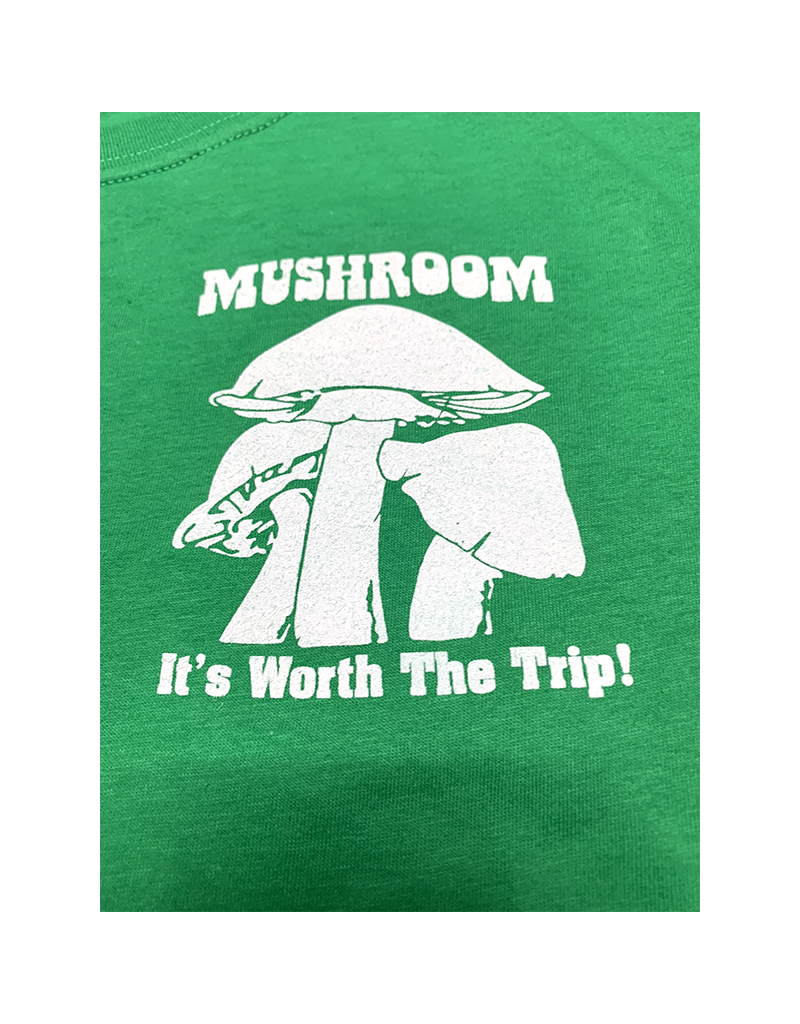 Mushroom Classic Logo Soft Style T-Shirt Irish Green