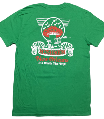 Mushroom Mushroom Classic Logo Soft Style T-Shirt Irish Green
