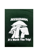 Mushroom Classic Logo Pullover Hoodie Forest Green