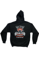 Mushroom Classic Logo Pullover Hoodie Black